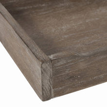 Westwood Design Leland Traditional Wood Changing Tray in Sandwash Gray