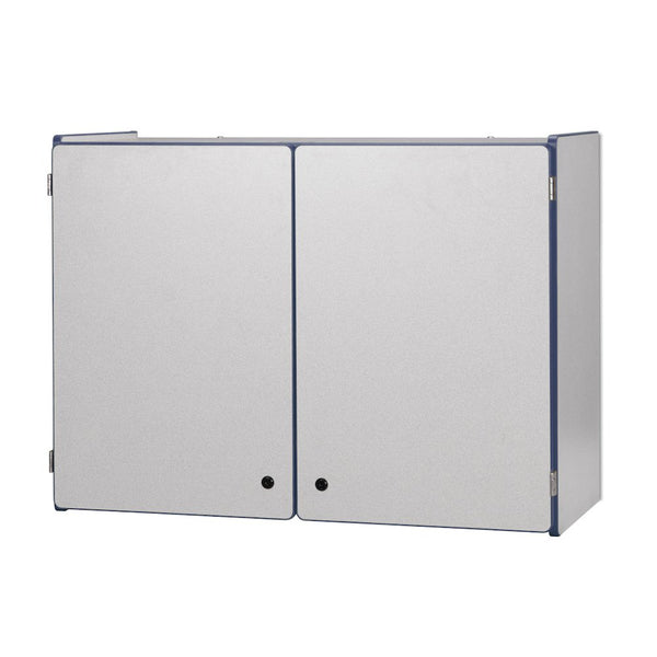 Lockable Wall Cabinet - Navy