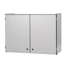 Lockable Wall Cabinet - Navy